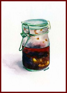 Pepper in jar Pepper in jar