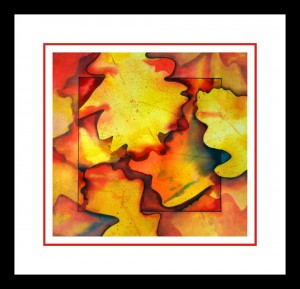 Autumn leaves watercolor painting - #2 approach